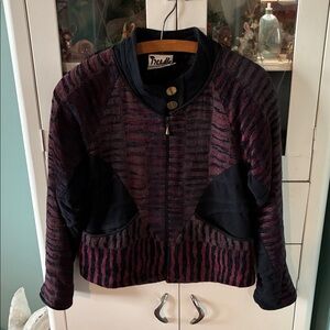 Treadle Design Room sz S Vintage wool blend Jacket Blazer euc